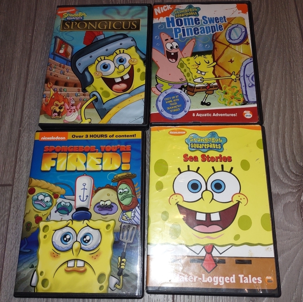SPONGEBOB DVDs ( hard to find)